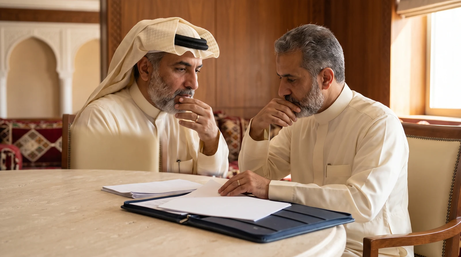 Illustrative Saudi GRC service scene